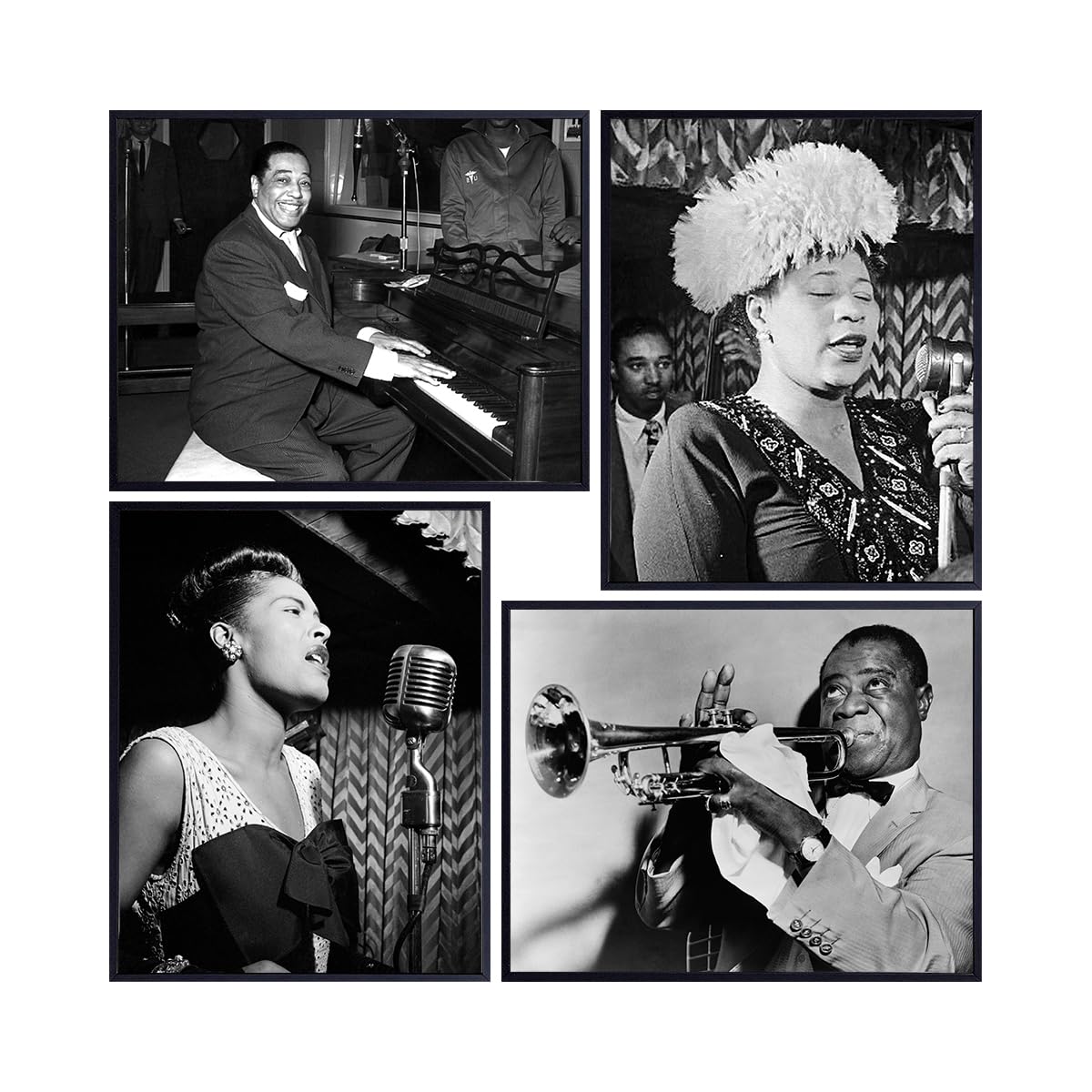 Amazon.com: African American Musicians Vintage Photo Set - Billie